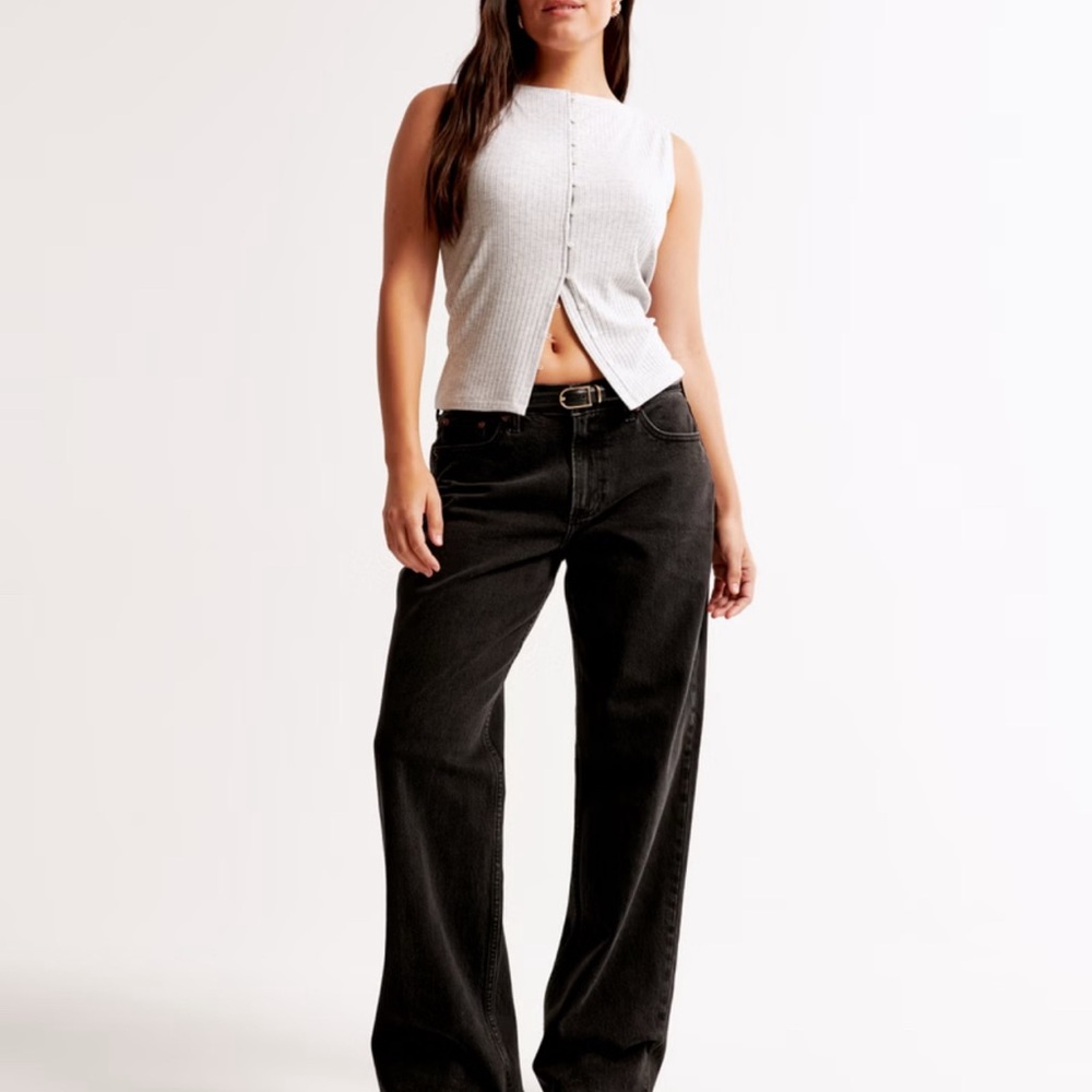 Abercrombie & Fitch Black Flare Jeans